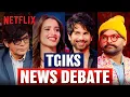 Lagu Sunil Grover’s MADDEST Debate Host Mimicry With The Cast Of O’Romeo 🤣 | TGIKS | Netflix India