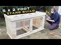 Building an Aquarium Stand 5 x2 x2 - Part Two