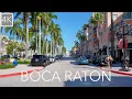 Boca Raton Florida 4K Driving Tour Ocean Blvd Downtown Scenic Streets