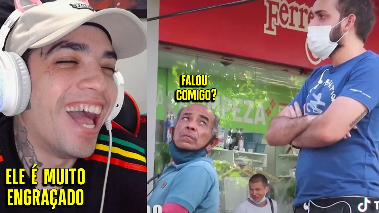 Reagindo ao Tiktok do Tá Gravando ( MELHORES PEGADINHAS )