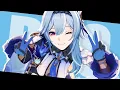Montagem Shirt Blue Genshin Girls Compilation Live Wallpaper
