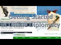 Getting Started in Online Diplomacy