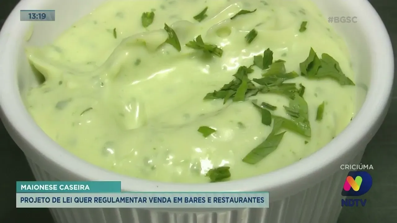 Projeto de lei quer regulamentar venda de maionese caseira em bares e restaurantes em Içara