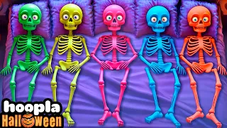Five Skeletons In The Bed | Kids Favorite Halloween Songs | Hoopla Halloween