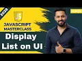 JavaScript Tutorial in Hindi How to Display Array Elements on UI innerHTML Loop