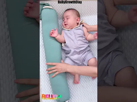 How Do You Help a Baby Sleep Safely and Comfortably? Use the Baby Soothing Pillow!#Shorts