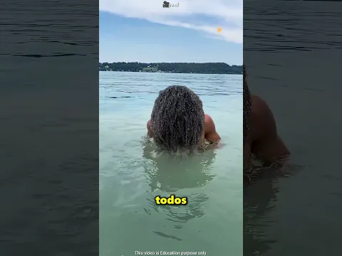 Este homem tem um cabelo impermeável 😲