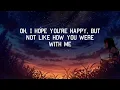 Olivia Rodrigo - Happier (clean lyrics)