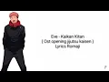 Download Lagu Eve - Kaikai Kiten ( Ost opening Jijutsu Kaisen ) Lyrics Romaji