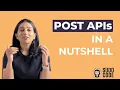 What is an HTTP POST API REST API Series POST method response codes errors best practices more
