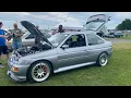 Wesley s beautiful 400 horsepower 1995 ford escort Cosworth At ford nationals in Carlisle P A