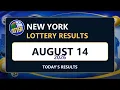 New York Lottery Results Today - August 14 2026