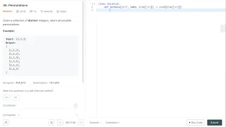 Amazon Coding Interview Question Permutations