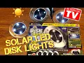 Solar Disk LED Lights Bell Howell As Seen on TV 4 LED Solar Inground Lights