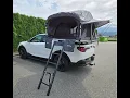 Hyundai Santa Cruz Rooftop Tent Set up