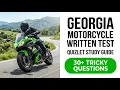 2026 Georgia DDS Motorcycle Permit Test Practice Questions And Answers Revealed Today