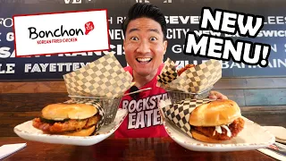 BONCHON CHICKEN MUKBANG Limited Time Korean Crunch Menu