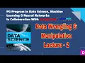 Data Wrangling Manipulation for Data Science Lacture-2