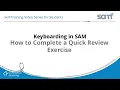 Keyboarding in SAM - Students