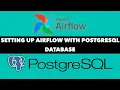 setting up apache airflow with postgresql database