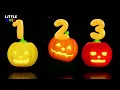 Five Little Pumpkins 🎃 Spooky Halloween Songs | Numbers Song Baby Sensory Video