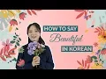 Download Lagu How to Say BEAUTIFUL in Korean | 90 Day Korean
