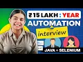 Automation Selenium Java Testing interview 2025 Crack Capgemini Job Interview