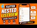 FLUTTER ANDROID NESTED LIST VIEW TUTORIAL