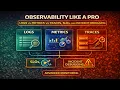 Observability Like a Pro Logs vs Metrics vs Traces SLOs and Incident Debugging