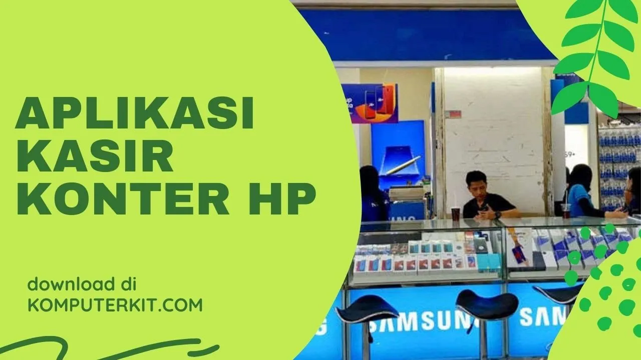 APLIKASI KASIR UNTUK KONTER PULSA. 