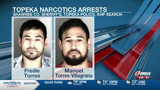 Pair arrested after narcotics search warrants served in Topeka