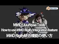 Blender addon MMD UuuNyaa Tools s MMD Rigify Integration feature