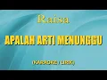 Raisa - Apalah Arti Menunggu (Karaoke + Lirik)