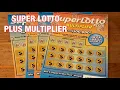 Super Lotto Plus Multiplier Tickets California Lottery Scratchers