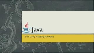 Java - String Handling Functions