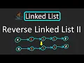 LeetCode - 92 Reverse Linked List II Java