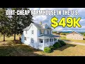 10 DIRT-CHEAP NEW YORK FARMHOUSES WITH LAND Starting at 49K Hidden Deals No One s Talking About