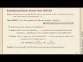 Advanced Data Structures Summer 2026 - 01-8 Randomized Binary Search Trees