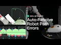 Robot Path Optimization Auto-Resolve Collision Singularity and Reachability Errors