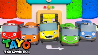 Tempat Cuci Mobil Pelangi | Belajar Warna | Edukasi | Lagu Anak-anak | Tayo Bahasa Indonesia
