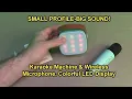 Download Lagu REVIEW Karaoke Machine Portable Bluetooth Speaker and Wireless Microphone, Colorful LED Display