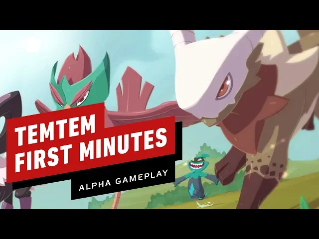 The First 17 Minutes of Temtem (Pokemon-Like MMO) Alpha Gameplay