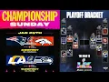 2026 NFL PLAYOFF CONFERENCE CHAMPIONSHIP SCHEDULE
