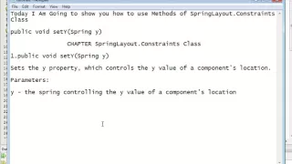 Java Programming Tutorial - SpringLayout Constraints-6