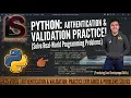 python Validation Authentication Practice Questions IGCSE CS practical