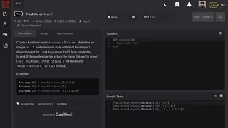 Find The Divisors Codewars Kata Ruby