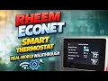 Rheem EcoNet Smart Thermostat FULL Walkthrough Every Setting Explained