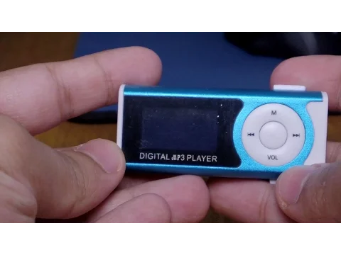Download MP3 $5 Digital MP3 Player 16gb Blue Unboxing and test!!
