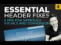 5 Easy Fixes For Your Website Header