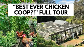 Best Chicken Coop I ve Ever Seen Integrated Chicken Run Veg Garden Orchard